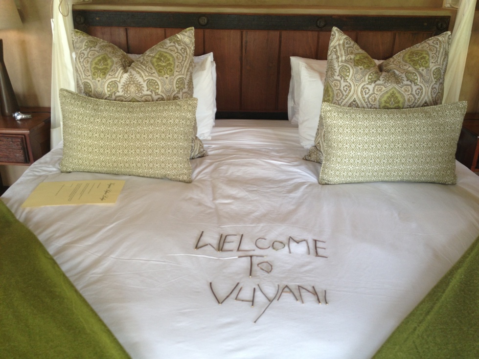 Il nostro letto al Vuyani Lodge