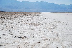 Il lago salato a Badwater