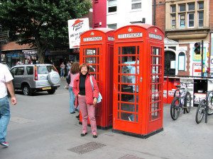 Le famose cabine rosse del telefono