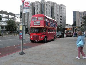 The double-decker bus