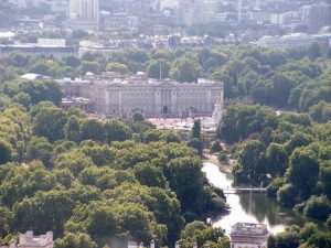 Buckingham Palace dal London Eye