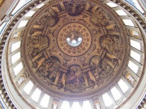 Interno della cupola di San Paolo