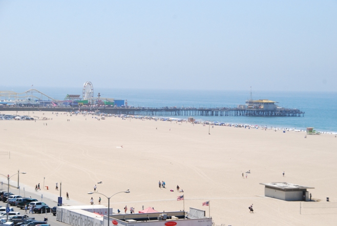 La spiaggia di Santa Monica