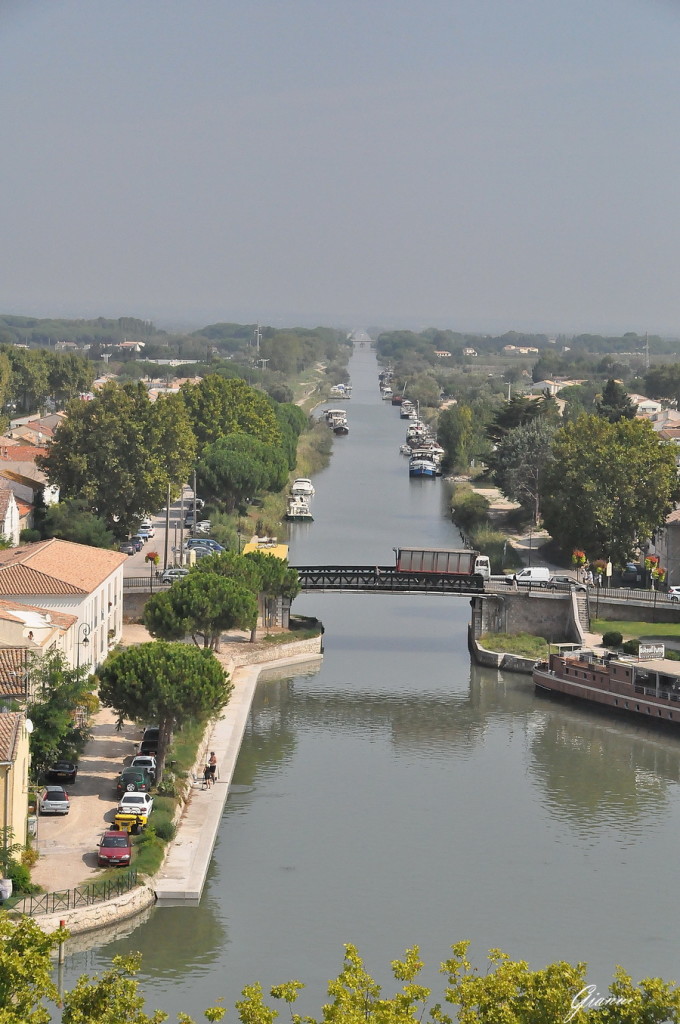 Canale du Midi dalla torre di Costanza