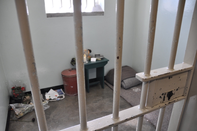 La cella di Mandela a Robben Island