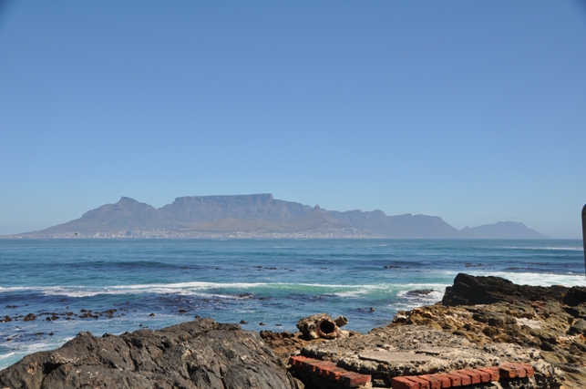 Cape Town e la Table Mountain viste dal mare