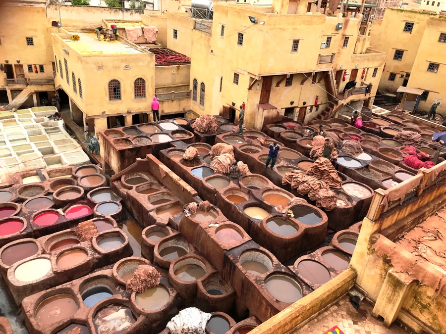 Concerie di Fes - Viaggio in Marocco