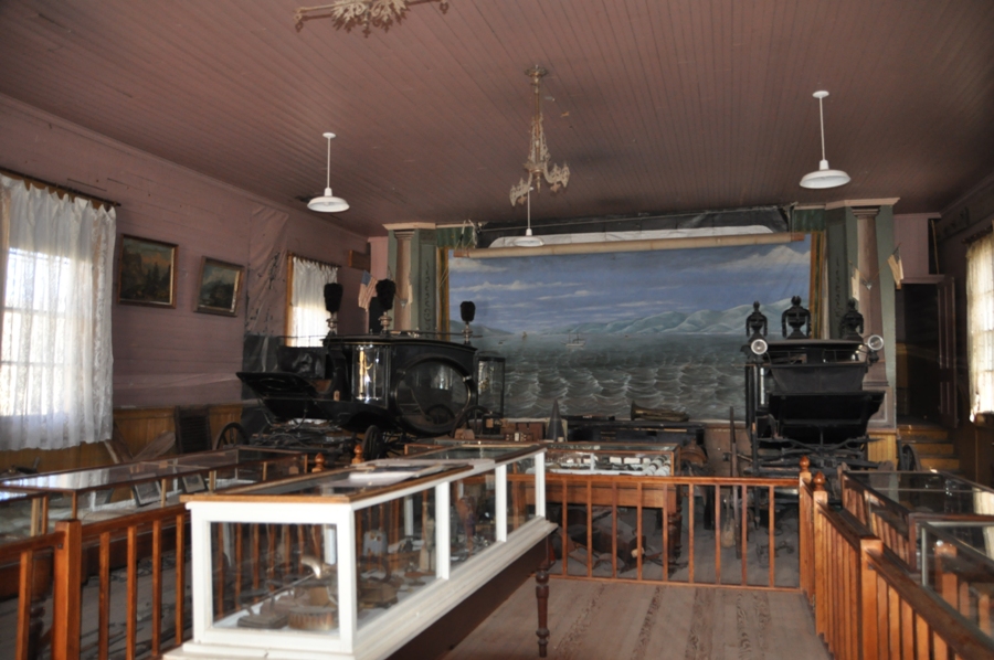 L'interno del Museo a Bodie, città fantasma