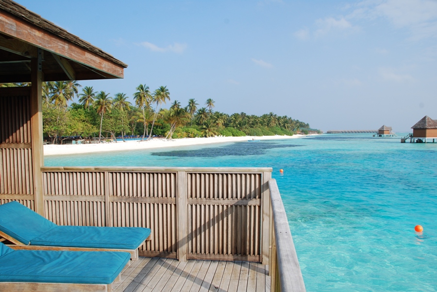 Overwater bungalow al Meeru island Resort