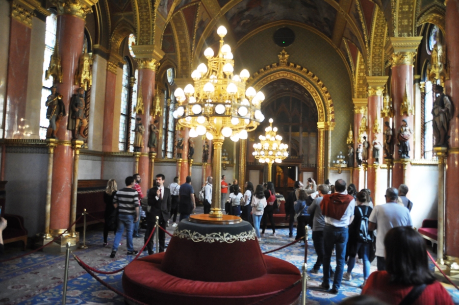 Parlamento di Budapest interno