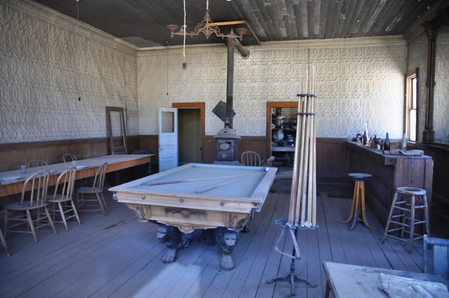 Il saloon di Bodie, città fantasma