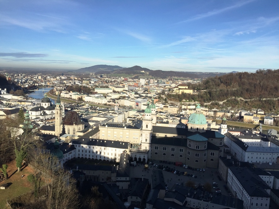 Vista su Salisburgo