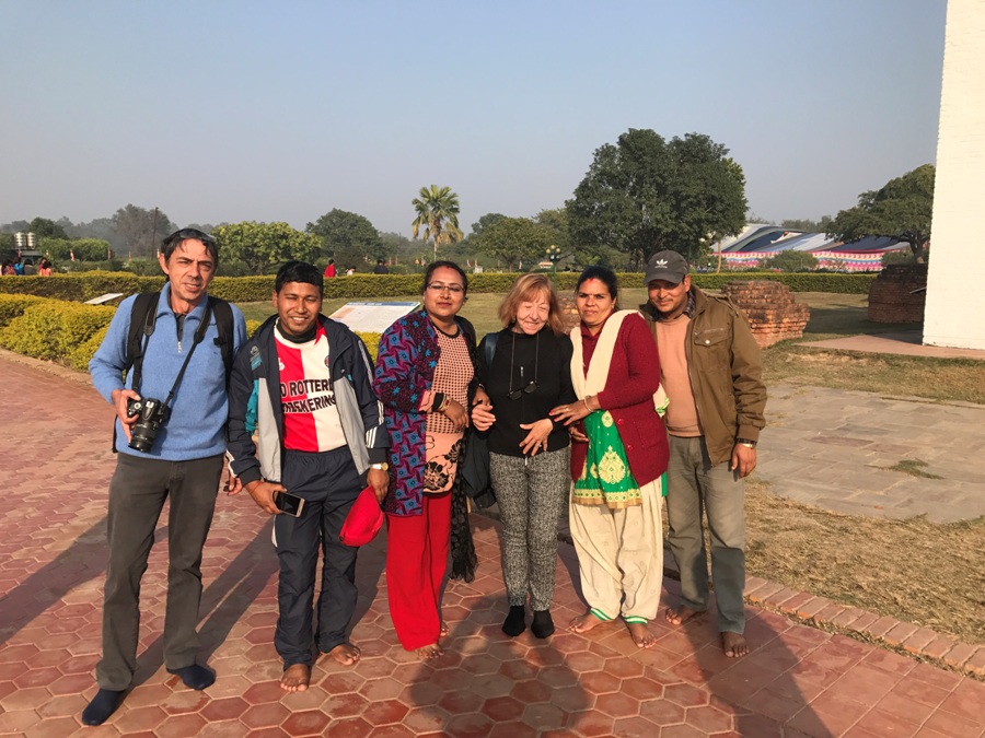 Con una famigliola nepalese