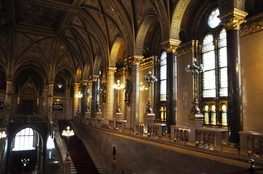 interno del Parlamento di Budapest