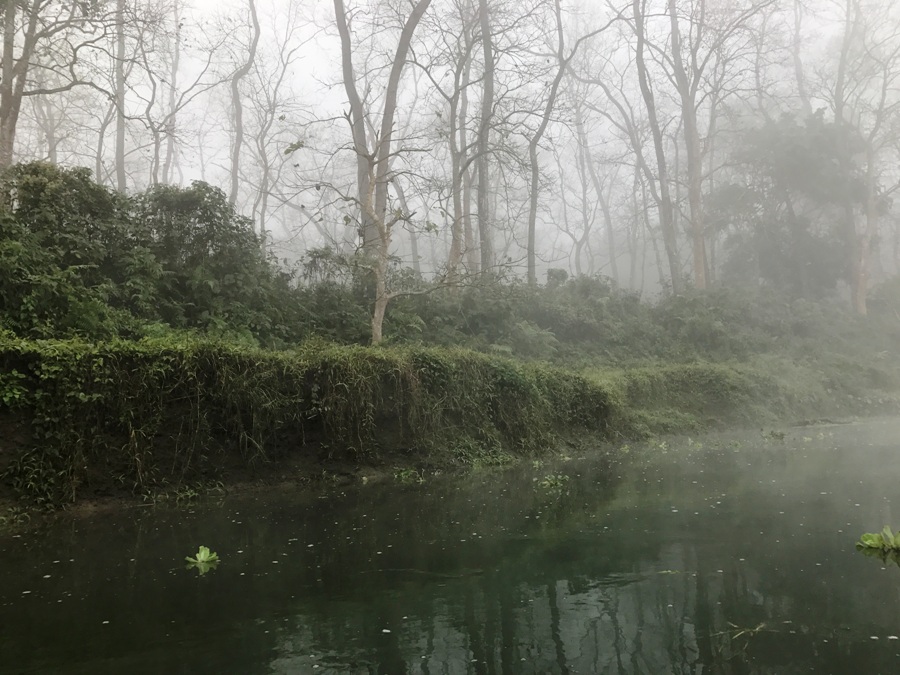 Navigando sul fiume Rapti
