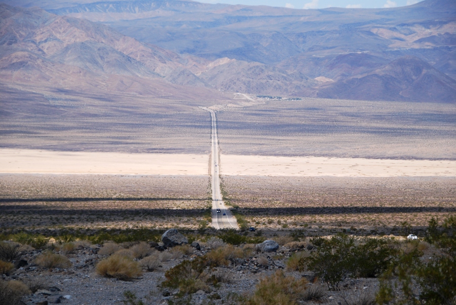 Death Valley on the road