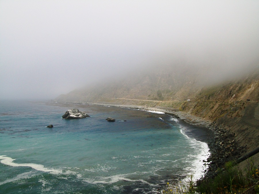 Highway 1 Nella nebbia