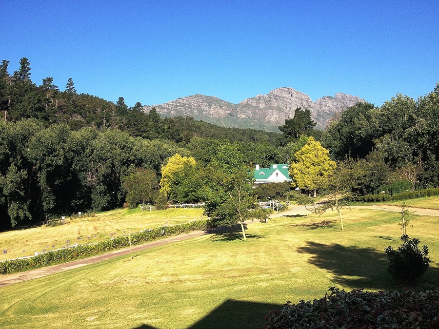 Panorama a Stellenbosch