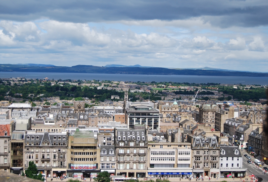 Vista dal Castello di Edimburgo