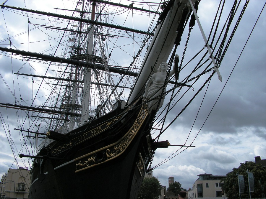 Il Cutty sark a Greenwich