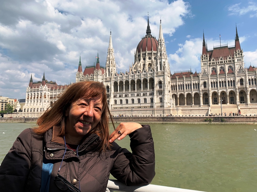 Parlamento di Budapest dal Danubio