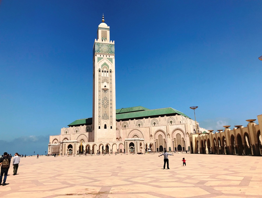 Itinerario di viaggio in Marocco La Moschea di Casablanca