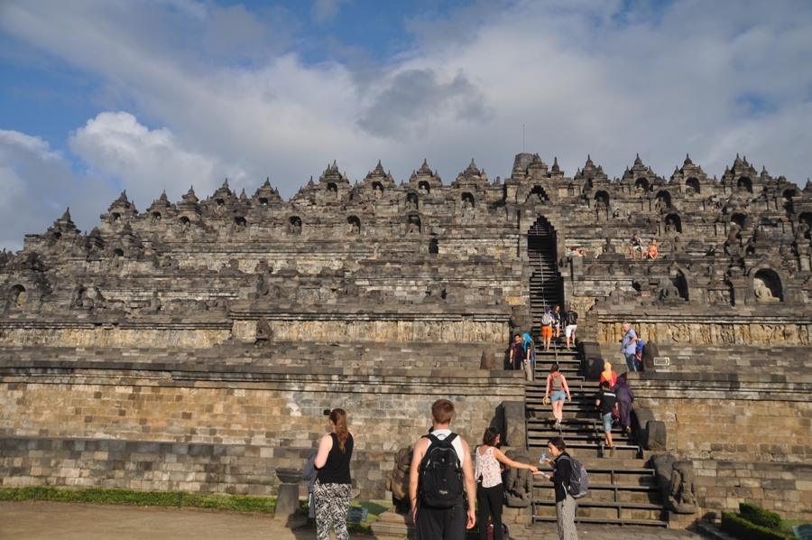 Arrivo a Borobudur
