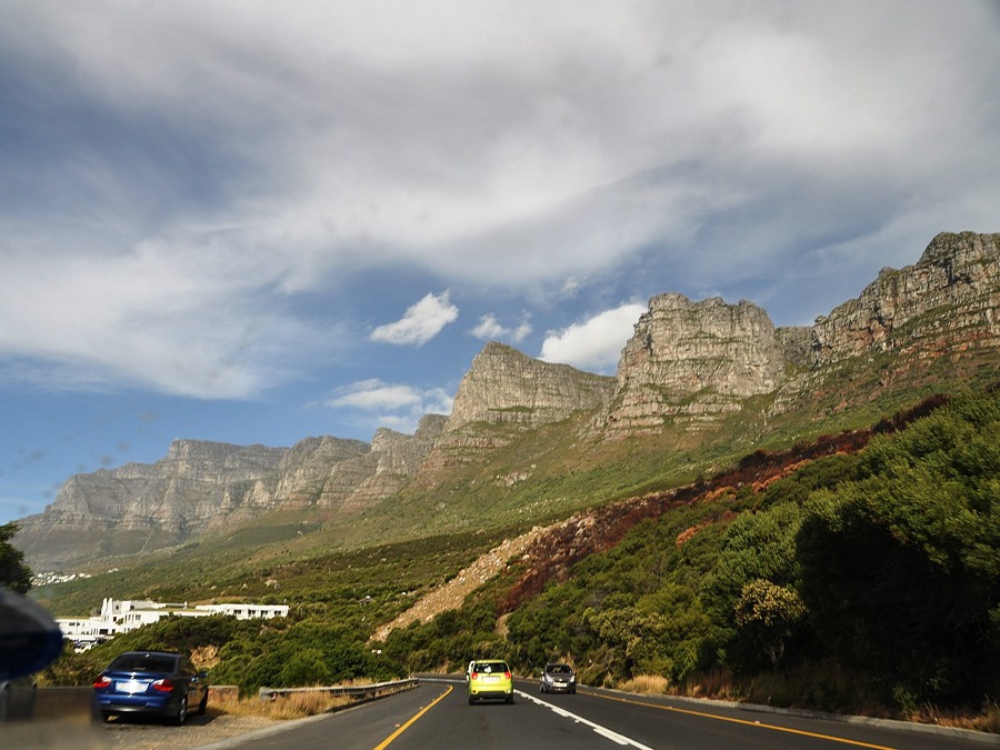 On the road in Sud Africa