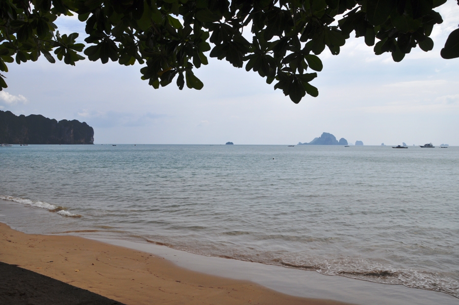 La spiaggia di Ao Nang a Krabi