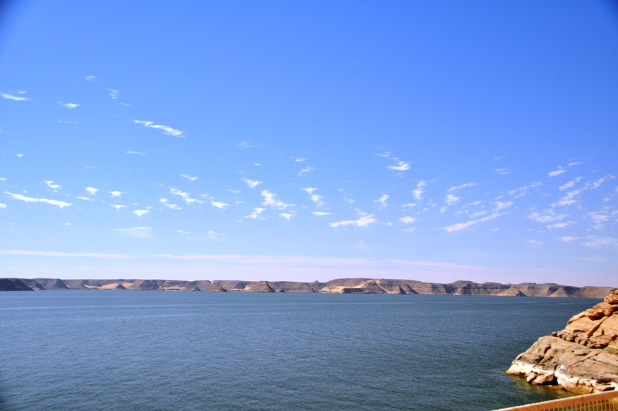 Il Lago Nasser visto da Abu Simbel