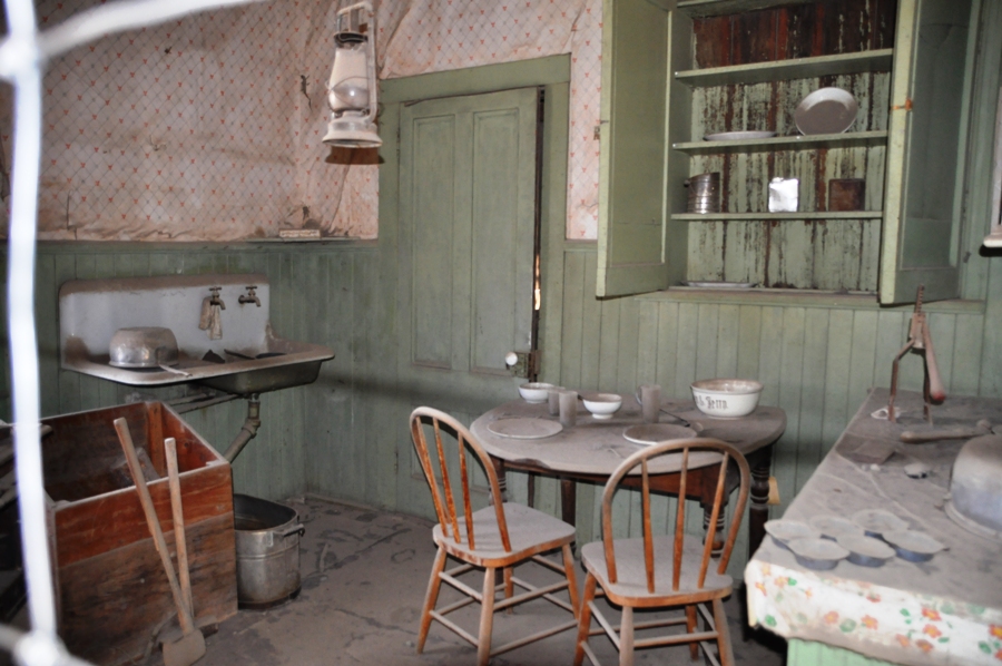 Cucina in una casa di Bodie