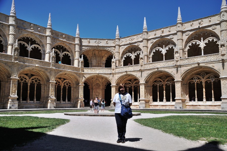 Chiostro del Monasterio de Los Jeronimos a Lisbona