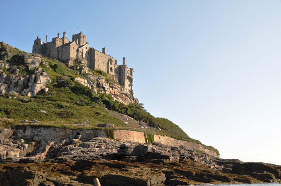 Il Mount Saint Michael dalla parte posteriore