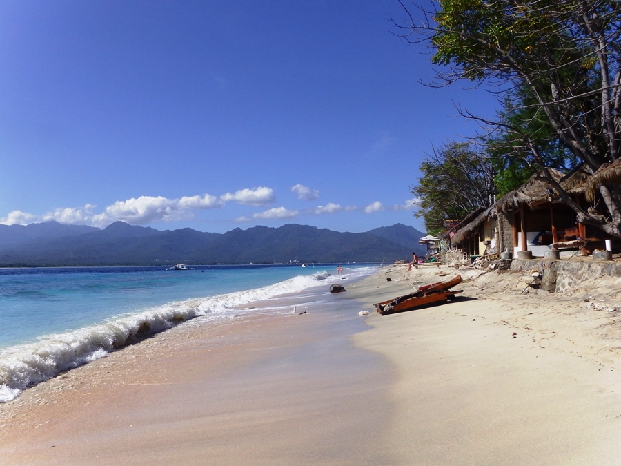 La spiaggia di Gili Air