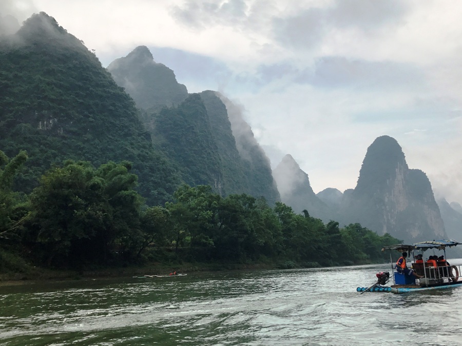 Guilin crociera sul fiume Li