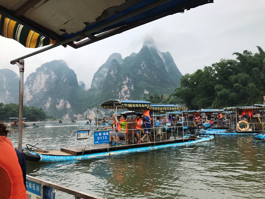 Guilin crociera sul fiume Li