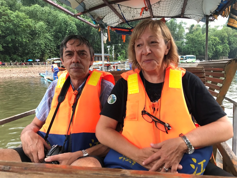 Guilin crociera sul fiume Li