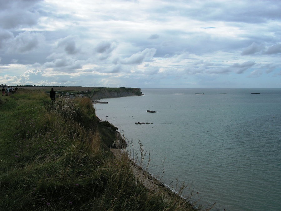 La spiaggia di Arromanche