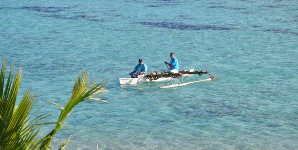 Imbarcazione tipica a Moorea