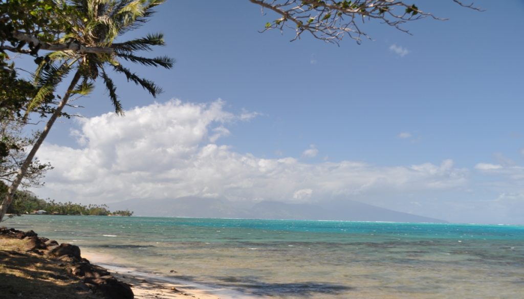 Spiaggia a Moorea 