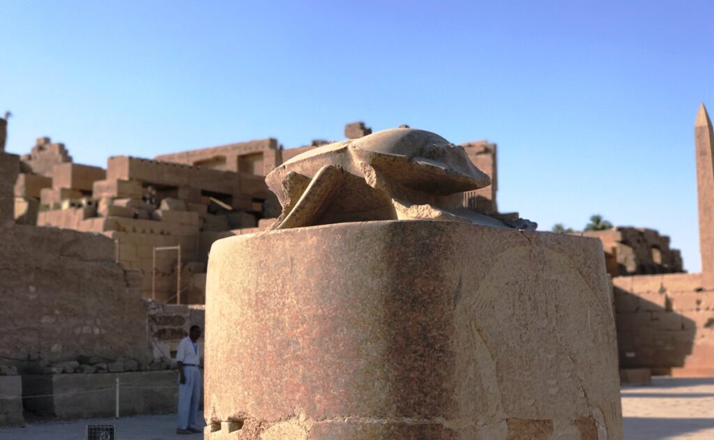 Scarabeo al Tempio di Karnak