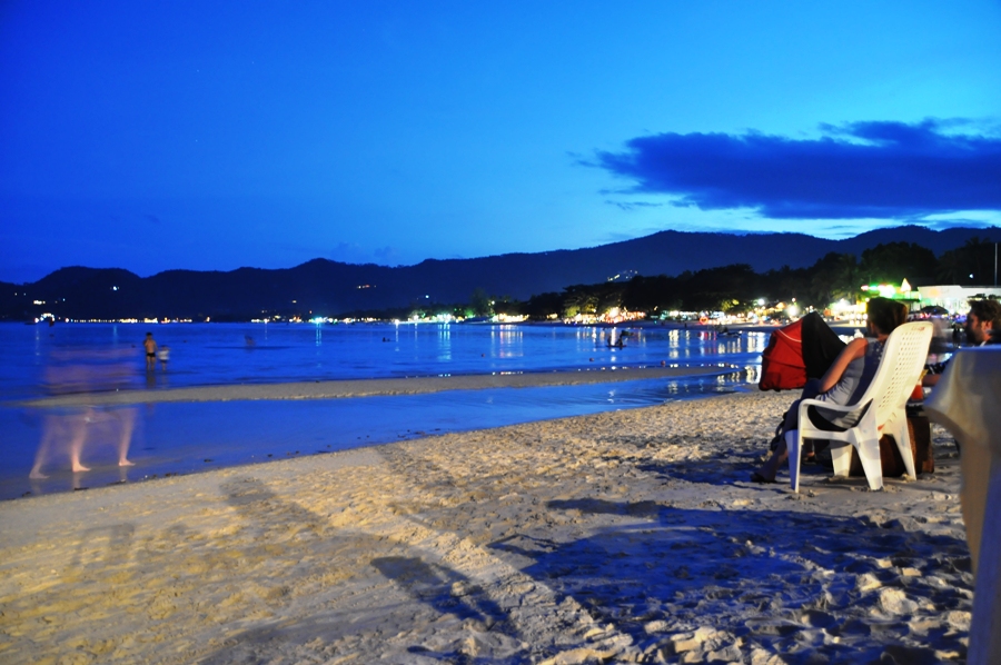 Spiaggia di Chaweng di notte