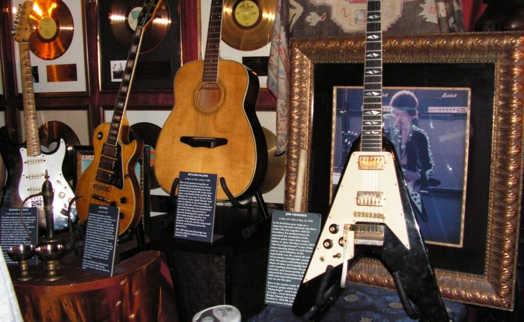 La chitarra di Jimi Hendrix a Londra