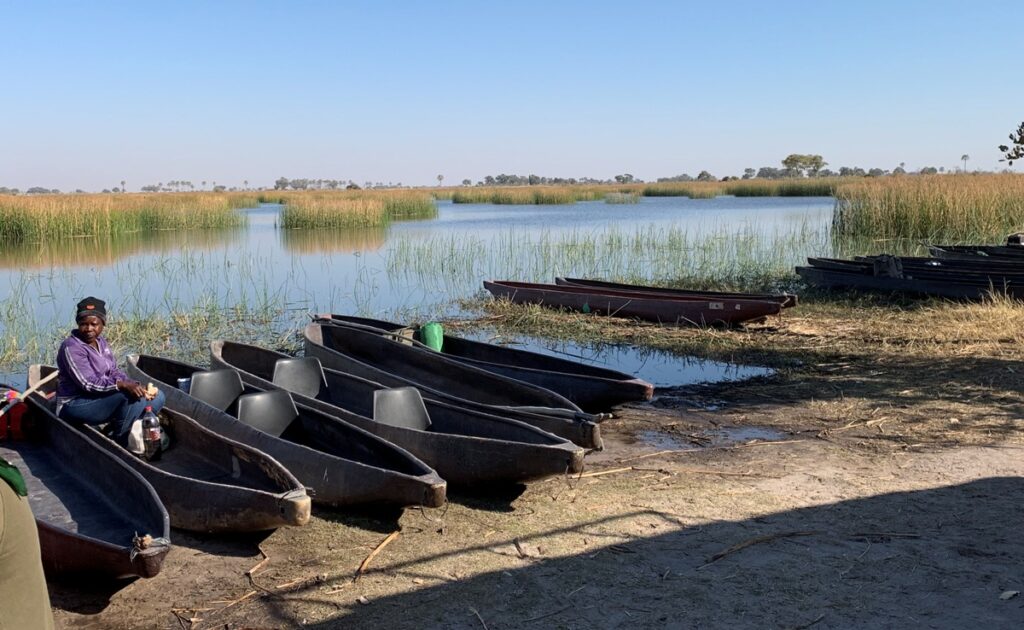 Sull'Okavango in mokoro 