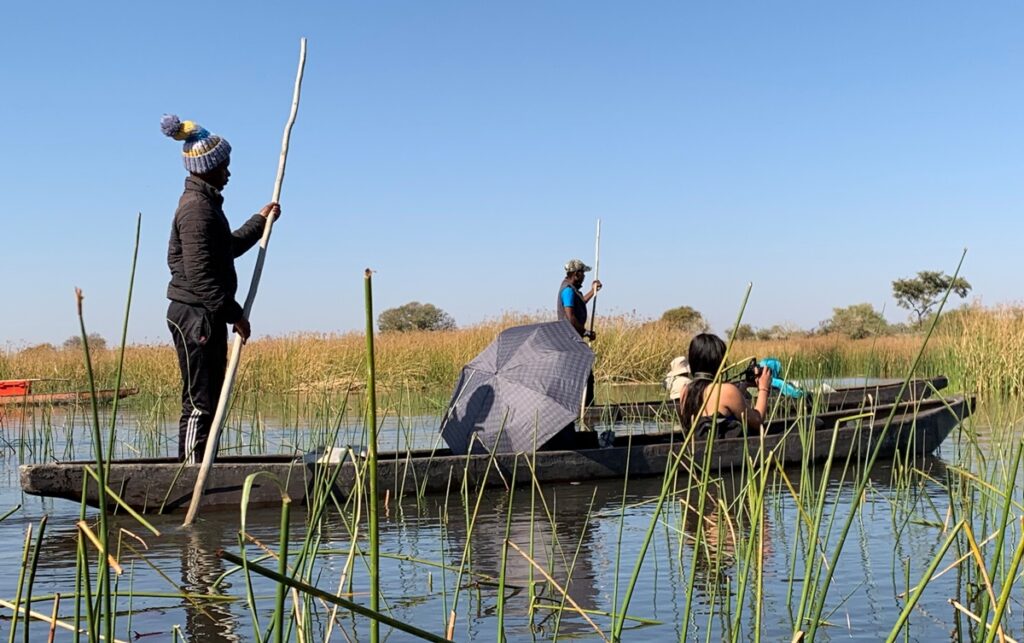 Navigazione sull'Okavango