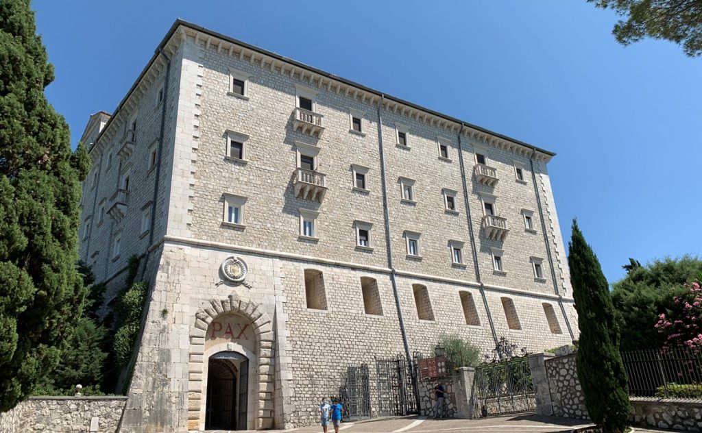 Ingresso dell'Abbazia di Montecassino