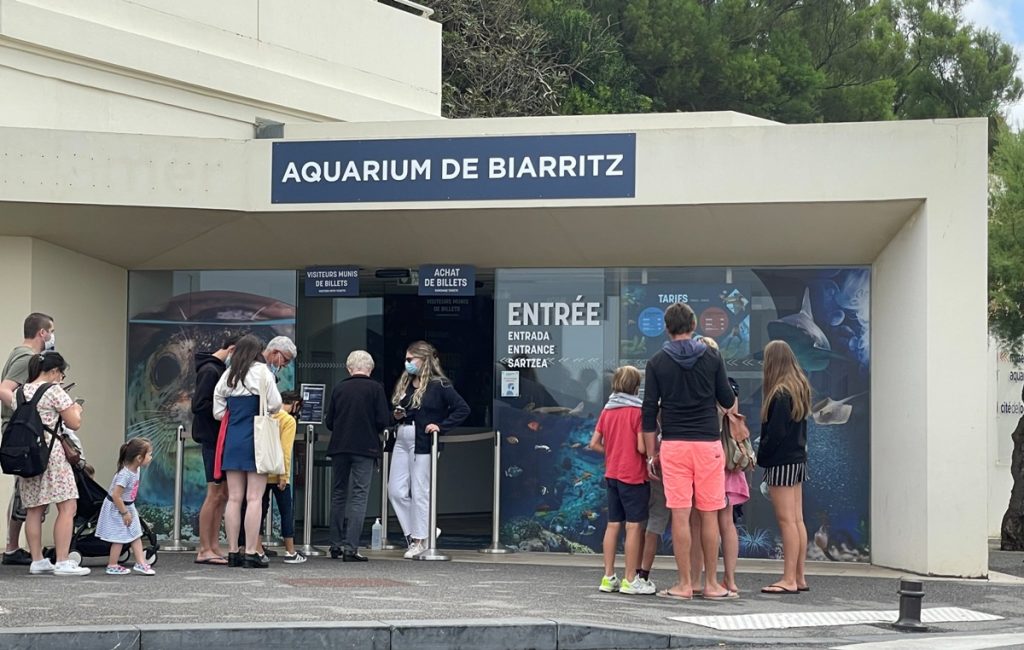 L'ingresso dell'Aquarium