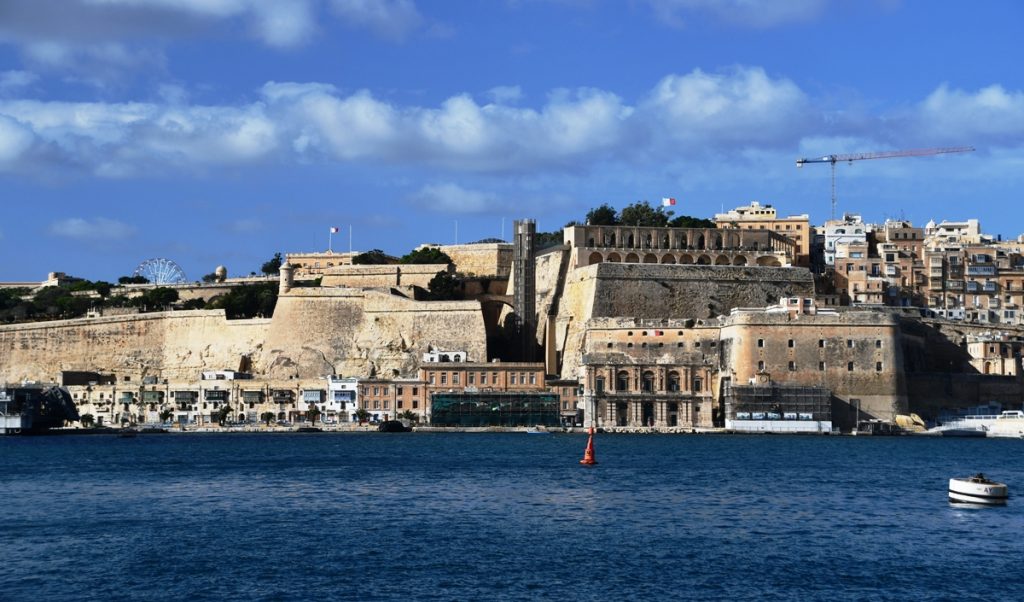 La Valletta vista dal mare