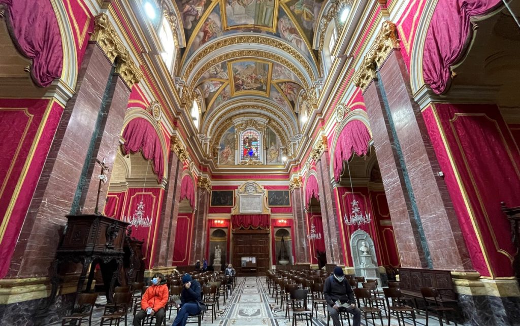 Interno della Cattedrale di San Paolo a Mdina