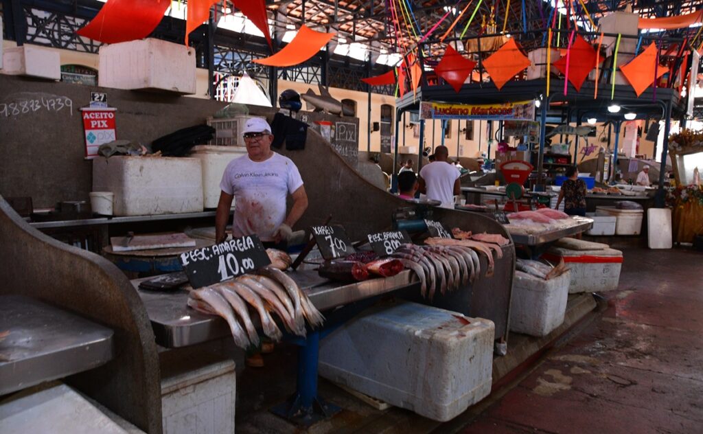 Mercato del pesce a Belem